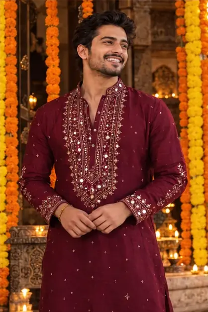 boys collection style illustration; not a generated result for Garba dance in motion